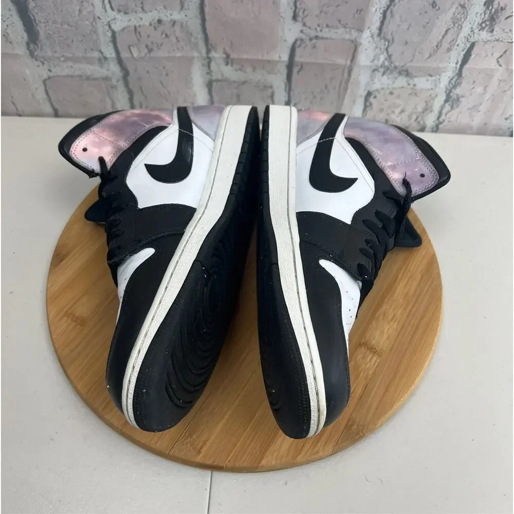 Nike Air Jordan Tie Dye Bleached Purple Pink Sneakers Size 11.5 DM1200-001 - Picture 11 of 13